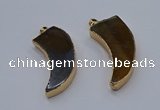 NGP9510 22*60mm - 25*65mm horn agate gemstone pendants wholesale
