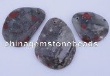 NGP953 5PCS 35-50mm*45-60mm freeform jasper gemstone pendants