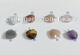 NGP9707 11mm faceted star-shaped  mixed gemstone pendants wholesale