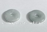 NGP9712 20mm donut aquamarine gemstone pendants wholesale