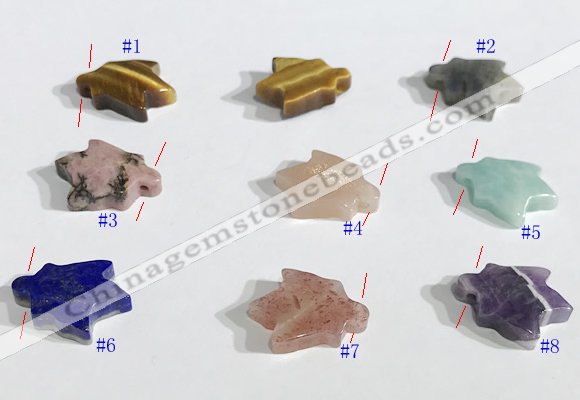 NGP9737 13*18mm  mixed gemstone pendants wholesale