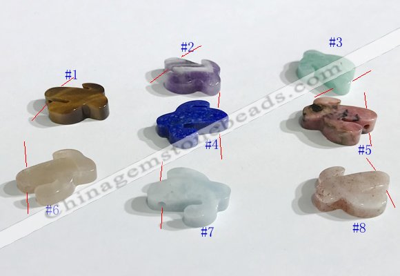 NGP9744 14*18mm mixed gemstone pendants wholesale