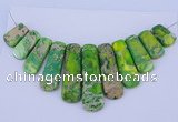 NGP98 Dyed imperial jasper gemstone pendants set jewelry wholesale