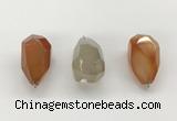 NGP9810 22*35mm - 25*40mm faceted nuggets agate pendants