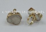 NGR158 22*30mm - 25*30mm freeform druzy agate rings wholesale