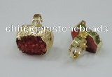 NGR161 22*30mm - 25*30mm freeform druzy agate rings wholesale