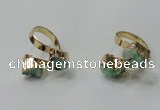 NGR190 8*10mm - 12*14mm freeform druzy agate gemstone rings