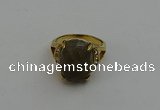 NGR2035 10*15mm faceted oval labradorite gemstone rings