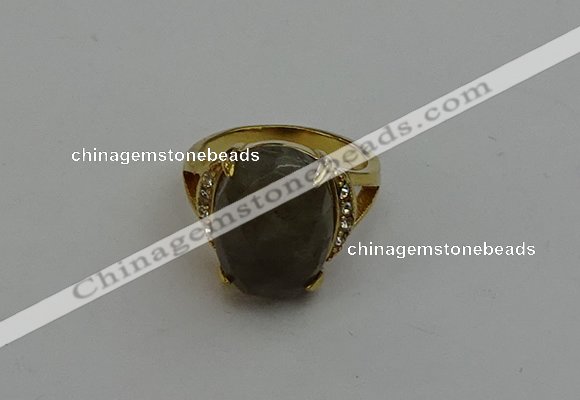 NGR2035 10*15mm faceted oval labradorite gemstone rings