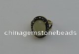 NGR2105 10*15mm faceted oval lemon quartz gemstone rings wholesale