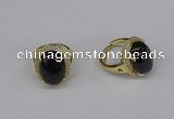 NGR248 13*18mm oval agate gemstone rings wholesale