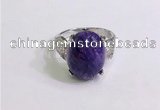 NGR3043 925 sterling silver with 12*16mm oval charoite rings