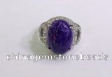 NGR3044 925 sterling silver with 12*16mm oval charoite rings