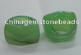 NGR42 20*30*35mm faceted freeform agate gemstone rings