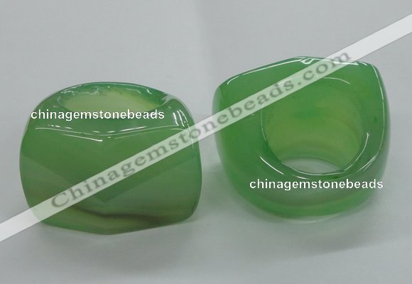 NGR42 20*30*35mm faceted freeform agate gemstone rings