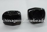 NGR45 20*30*35mm faceted freeform agate gemstone rings