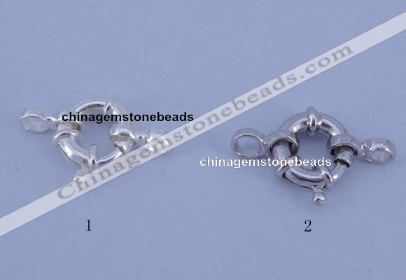 SSC201 5pcs 10mm 925 sterling silver spring rings clasps