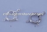 SSC206 5pcs 12mm 925 sterling silver spring rings clasps