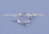 SSC207 5pcs 12.5mm 925 sterling silver spring rings clasps