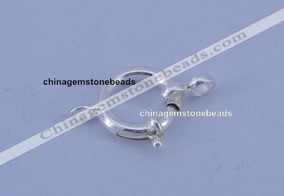 SSC207 5pcs 12.5mm 925 sterling silver spring rings clasps