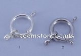 SSC208 5pcs 13.5mm 925 sterling silver spring rings clasps