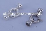 SSC213 5pcs 12mm sterling silver spring rings clasps