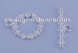 SSC22 5pcs 11mm donut 925 sterling silver toggle clasps